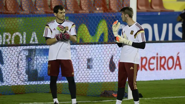 Iker Casillas dan David De Gea