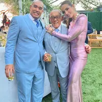 Potret Aburizal Bakrie, Ardi Bakrie, dan Nia Ramadhani (Instagram/@ramadhaniabakrie)