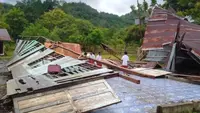 Angin Kencang Robohkan Gedung SDI Ra’ong di Manggarai Barat NTT