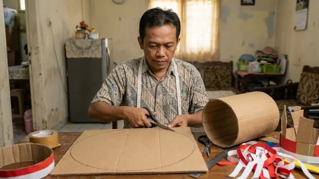 Membuat Topi Karnaval untuk Acara Kemerdekaan