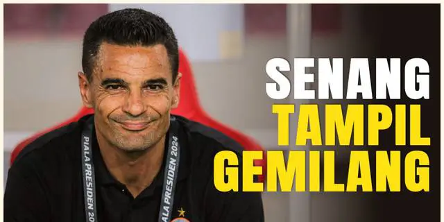 VIDEO: Carlos Pena Senang Persija Raih Kemenangan Melawan Persik Kediri di BRI Liga 1