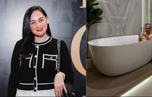 8 Potret Kamar Mandi Mewah Mona Ratuliu, Tempat Ngopi dan Deep Talk yang Jadi Spot Foto Favorit Tamu