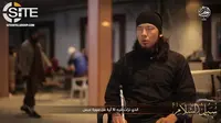 Seorang militan ISIS yang menyebut dirinya sebagai Abu Bakr al-Kazakhi adalah seorang tuna netra. ISIS diketahui sedang gencar merekrut jihadis penyandang disabilitas untuk ikut berperang. (SITE INTELLIGENCE GROUP)