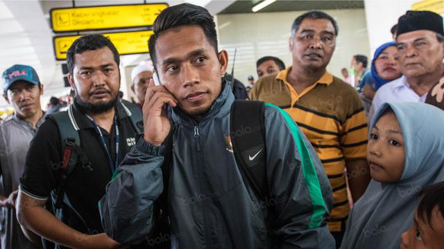 Sukacita Timnas Indonesia Kembali ke Tanah Air