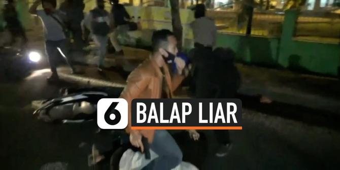 VIDEO: Polisi Gerebek Belasan Remaja Pelaku Balap Liar
