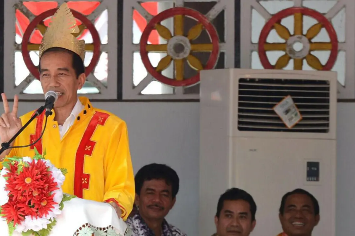 Jokowi di Nias