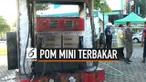Akibat lalai saat mengisi bbm menggunakan pompa air listrik sebuah pompa bensin mini terbakar di Kota Ponorogo. Sebuah mobil yang berisi BBM sebanyak 30 liter juga ikut terbakar.