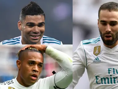 Real Madrid terkenal dengan taktik transfer menarik kembali pemain yang sempat dipinjamkan dan dijual. Alhasil banyak diantara pesepak bola berikut menjadi pilar utama Real Madrid musim ini (Kolase foto AFP).