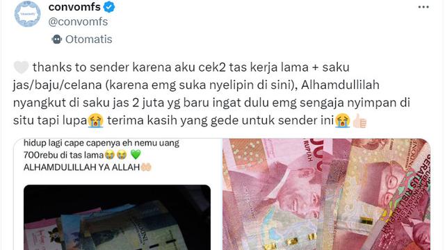 6 Potret Nemu Uang Kaget di Tempat Tak Pernah Terpikirkan Ini Bikin Senang