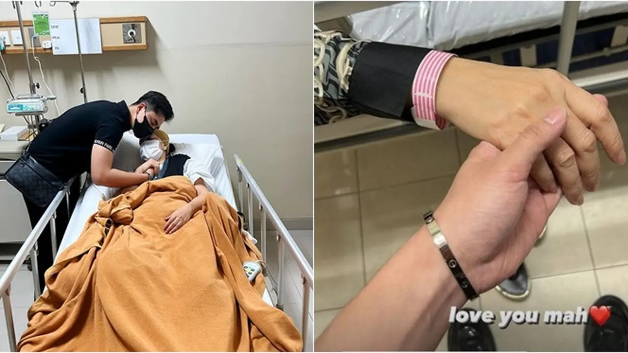 5 Potret Athalla Naufal Temani Venna Melinda di Rumah Sakit, Ungkap Kondisinya