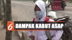 Meski udara di Kota Indralaya terus memburuk, namun dinas pendidikan setempat belum meliburkan maupun mengundur jam pelajar di sekolah.