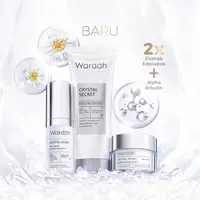 Wardah White Secret bertransformasi dan disempurnakan menjadi Wardah Crystal Secret dengan kandungan Ekstrak Edelweiss dan Alpha Arbutin. (Wardahbeauty.com).