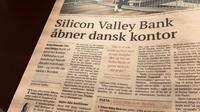 Silicon Valley Bank (SVB) dinyatakan tutup. Foto dari akun Instagram SVB ketika bank ini ekspansi di Denmark. Dok: Instagram @siliconvalleybank