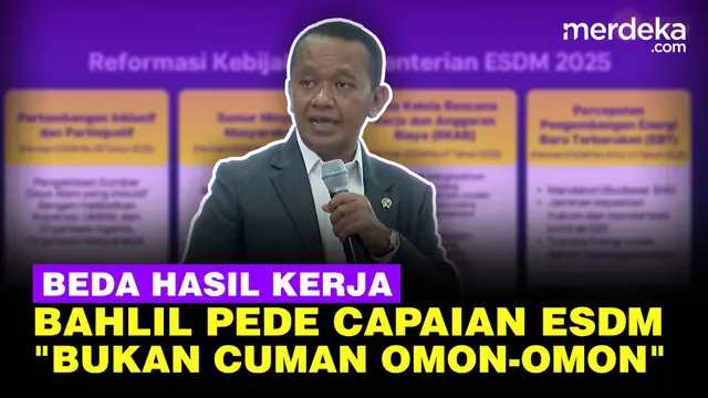 Gaya Bahlil Pede Pamer Capaian ESDM Badingkan dengan Kementerian Lain: Bukan Omon-Omon!