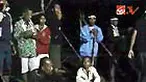 Warga Tapian Nauli Poriaha, Tapanuli Tengah, Sumut, malam ini, berjaga-jaga di jalan menuju PLTU Labuhan Angin. Ini dilakukan karena ada isu Satpol PP akan datang kembali pascabentrokan tadi siang. 