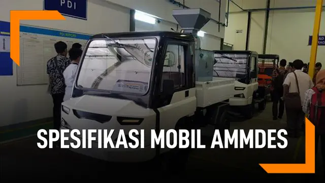 VIDEO: Ini Dia Spesifikasi Mobil AMMDes Yang Akan Diluncurkan