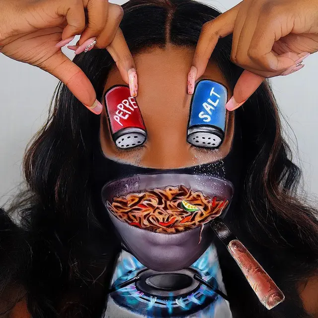 Belajar Otodidak, 7 Hasil Ilusi Optik Wanita dari Makeup Ini Bikin Takjub