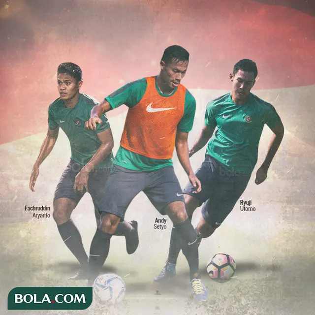 Timnas Indonesia - Andy Setyo, Fachruddin Aryanto, Ryuji Utomo