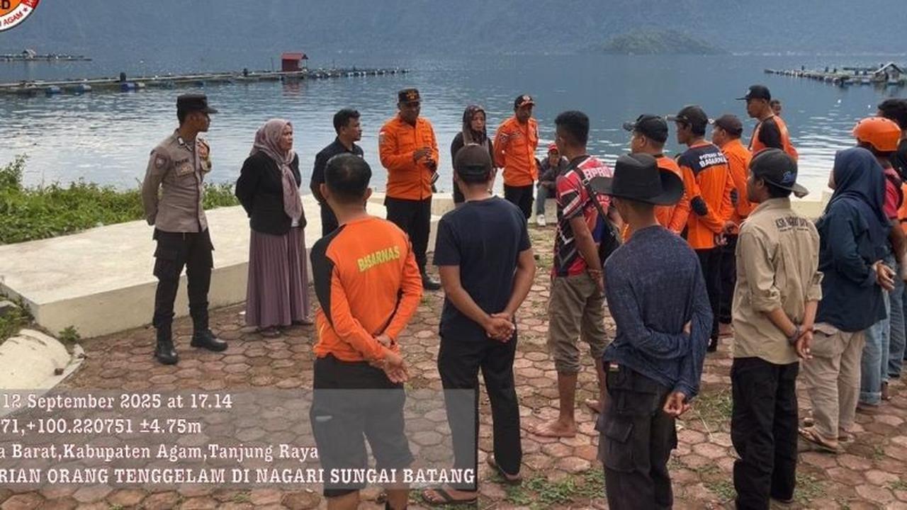 Misteri Danau Maninjau: Pencarian Nelayan Hilang di Agam Dilanjutkan Tim Gabungan