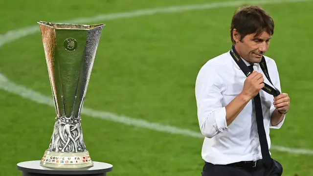 Ekspresi Pemain Inter Milan Usai Gagal Angkat Trofi Juara Liga Europa