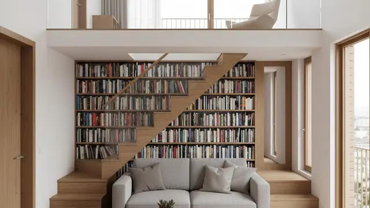 8 Model Rumah Kecil Mezzanine dengan Rak Tangga Multifungsi, Solusi Cerdas Hemat Ruang