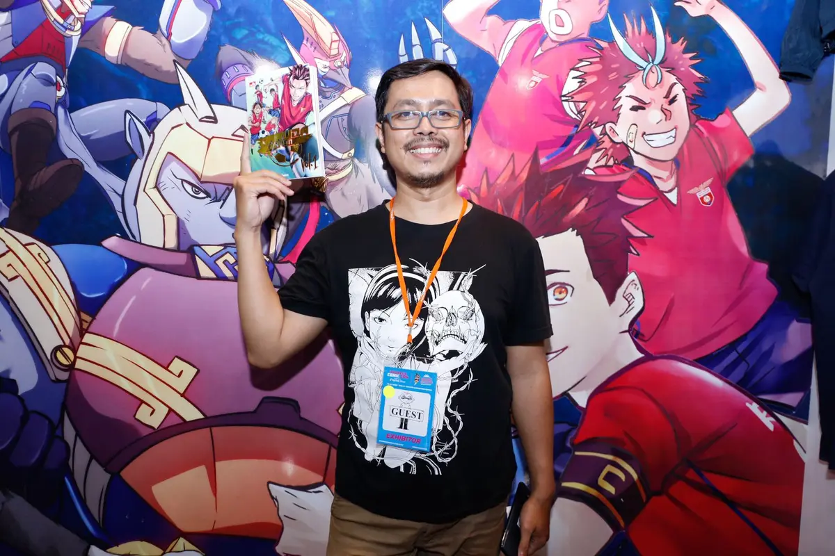 Sweta Kartika, Script Writer dan Ide Cerita Batavia Pictures di acara Indonesia Comic Con 2022. (ist)