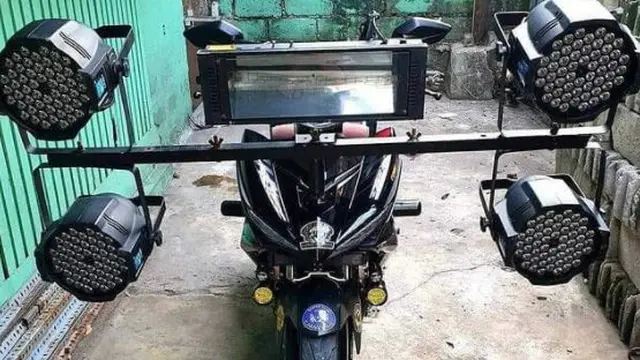 Kelewat Unik, 6 Modifikasi Motor Ini Bikin Gagal Paham