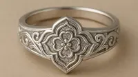 Tiga Cincin Putih Bernuansa Islami, Pilihan Elegan untuk Remaja Muslimah 2025