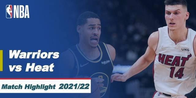 VIDEO: Highlights NBA, Golden State Warriors Kandaskan Miami Heat 115-108