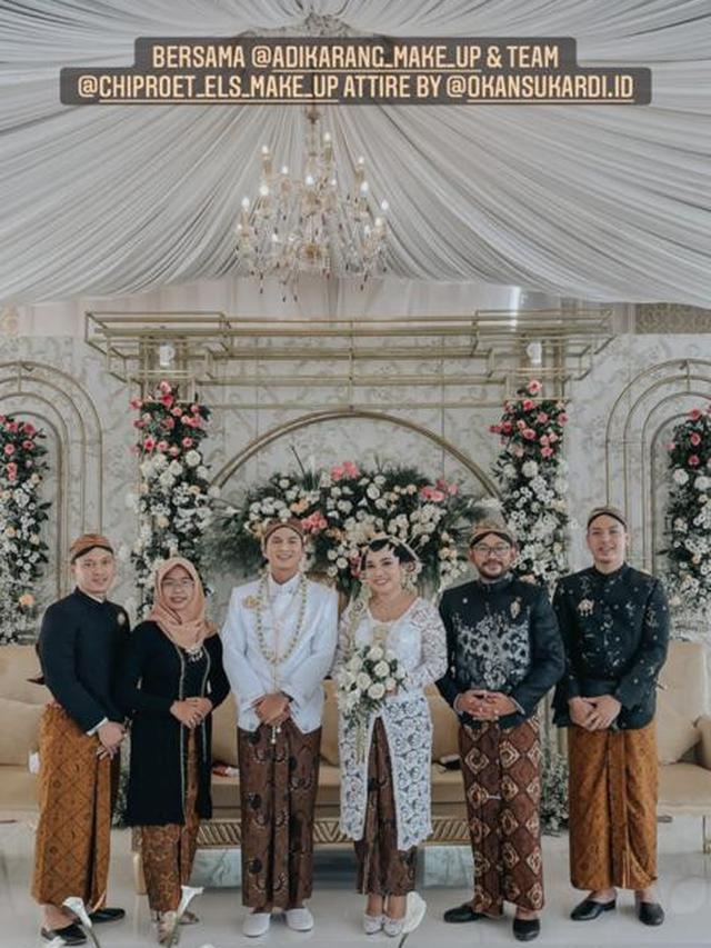 7 Potret Akad Nikah Mumuk Gomez dan Eno Retra, Usung Adat Jawa