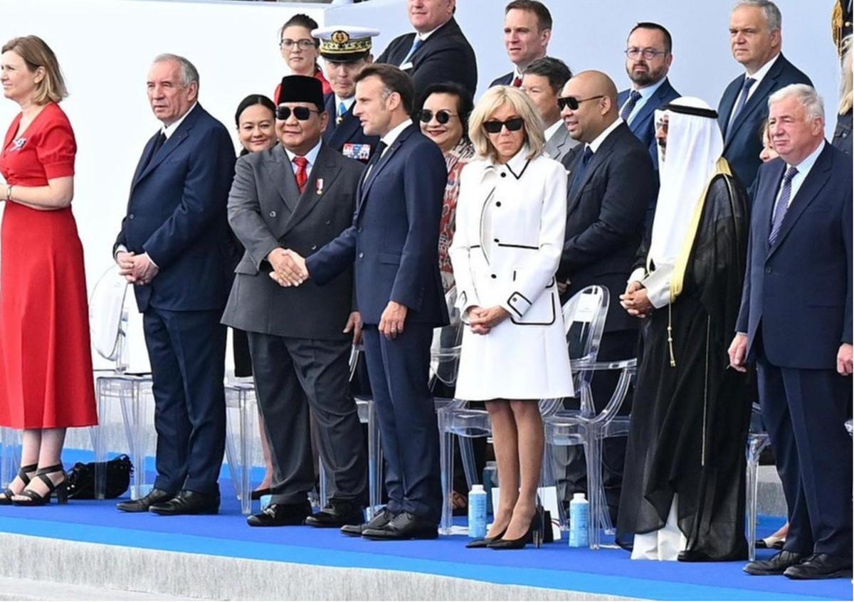 Presiden Prabowo dan Didit di Bastille Day Prancis
