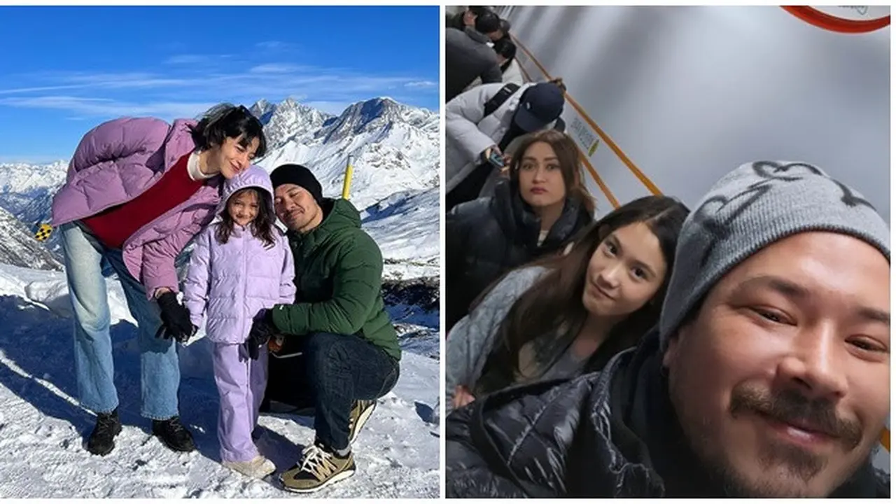 Potret 6 Artis Liburan Akhir Tahun Bareng Anak Semata Wayang, Penuh Kebahagiaan