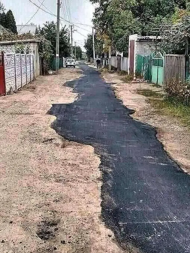 Penampakan Jalan Raya yang Paling Nyeleneh. (Sumber: Instagram/infotekniksipil)