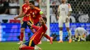 Timnas Spanyol berhasil meraih tiket semifinal Euro 2024. (Tobias SCHWARZ/AFP)
