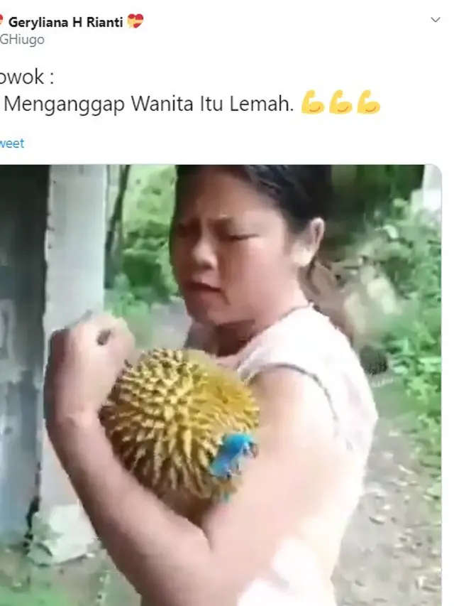 belah duren dengan tangan kosong