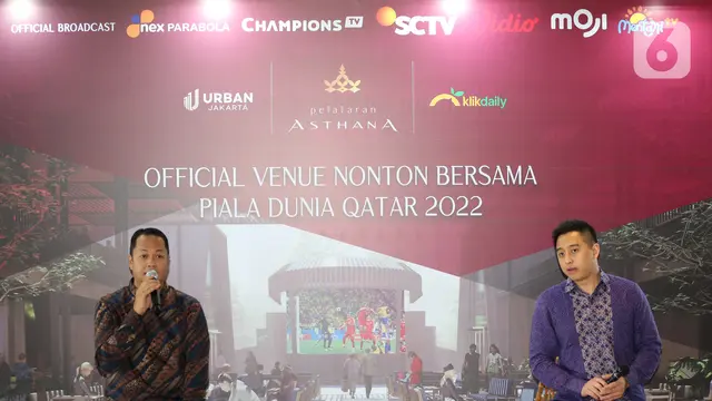 Kerjasama Nobar Piala Dunia Qatar 2022 di Pelataran Asthana