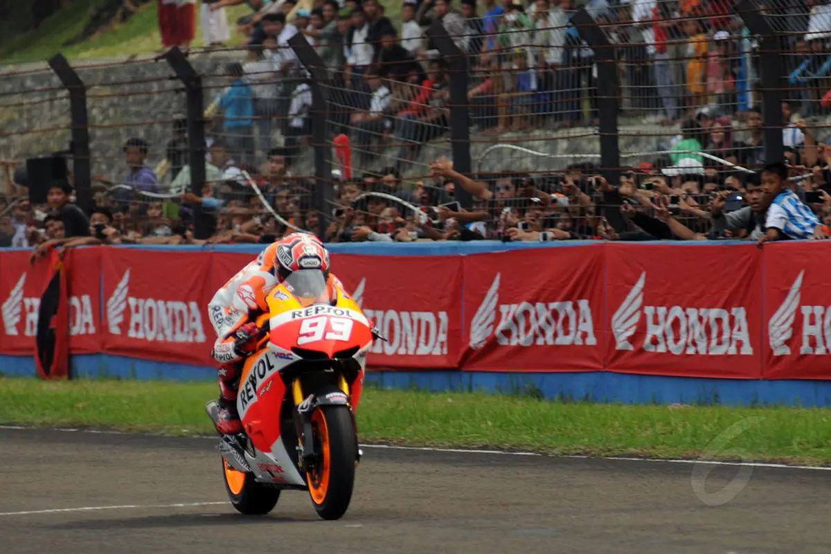 Marc Marquez Jajal Sirkuit Sentul