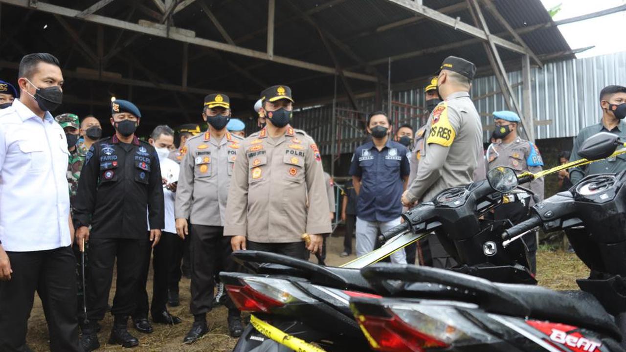 Ratusan motor bodong siap ekspor ke Timor Leste diamankan Polres Pati di salah satu gudang di Juwana, Kabupaten Pati. (Foto: Liputan6.com/Humas Polda Jateng)