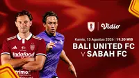 Nonton Bali United vs Sabah FC - Dewata Challenge Series: Uji Konsistensi Serdadu Tridatu di Vidio
