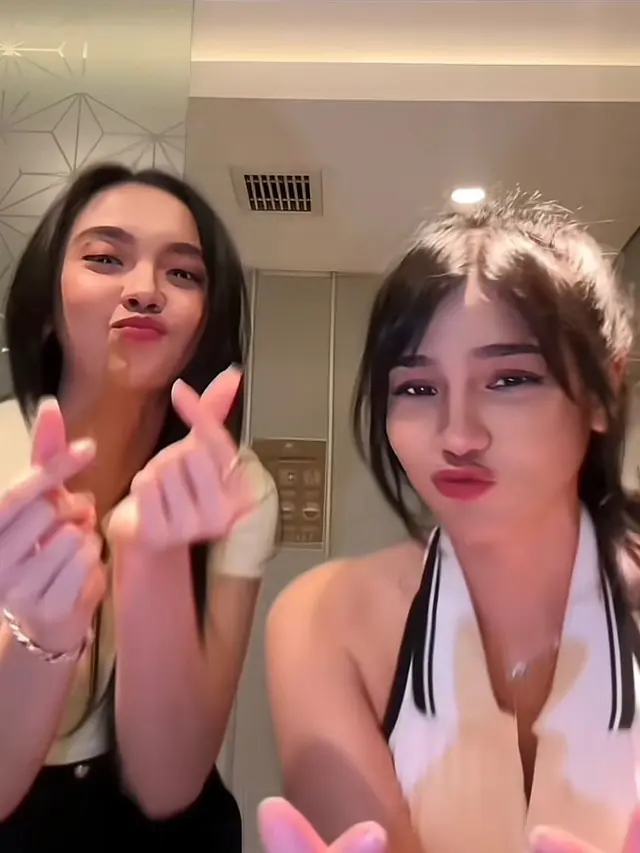 Momen Manis Davina Karamoy dan Lyodra Ginting (TikTok/@davinakaramoy)