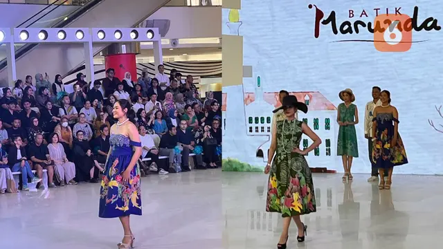 Koleksi Batik Marunda yang tampil di pegelaran Fashion Nation Senayan City Mall