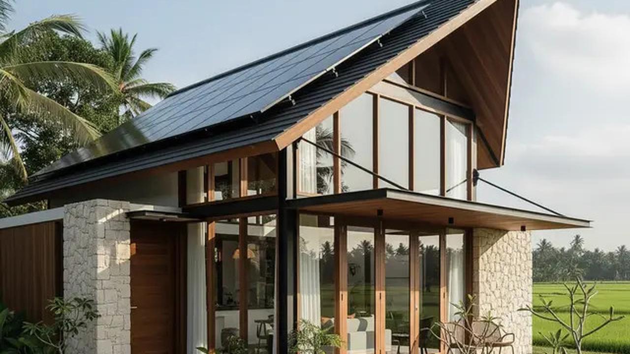 7 Model Rumah Sederhana Tapi Mewah dengan Atap Modern 2025 yang Cocok untuk Tinggal di Desa