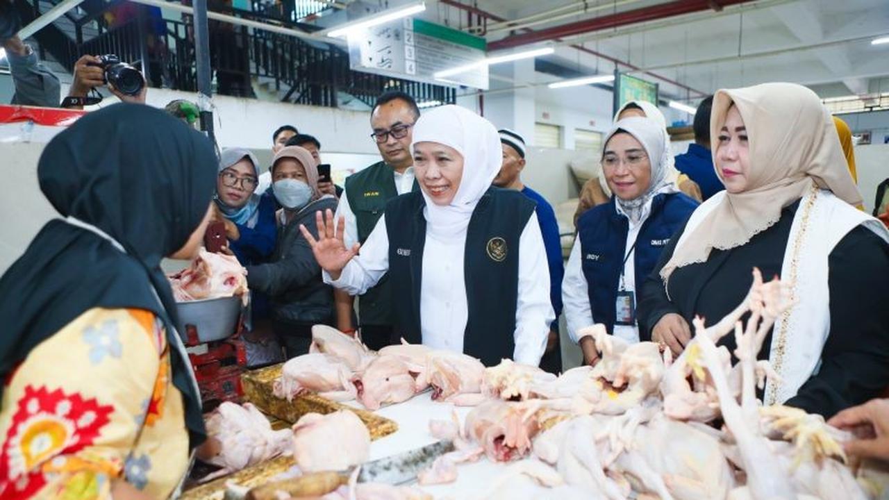 Gubernur Jatim Pastikan Stabilitas Harga Bahan Pokok Terjaga Usai Lebaran di Ponorogo