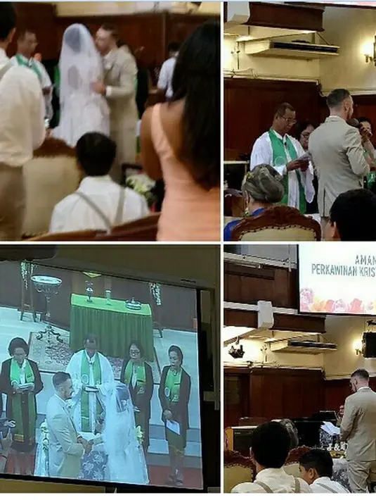 Demi keseriusannya menikahi Cice, setelah resmi bercerai, Jono kembali memeluk agamanya terdahulu dianutnya setelah 14 tahun menjadi muslim. Jono resmi melamar Cice pada 28 September 2015. (Instagram)