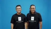 Founder And CEO Maxi Consulting Indonesia Ardhi Setyo Putranto (kiri) dan Ken Ken Wiro Sableng (kanan)