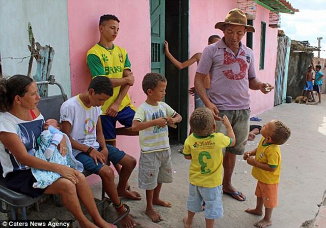 13 anak Cruz dan Silva dinamai dengan nama para pemain sepak bola dunia | Copyright by viral4real.com