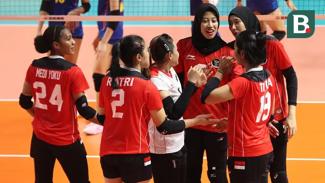 Timnas Bola Voli Putri Indonesia kalah dari Thailand di SEA Games 2023.