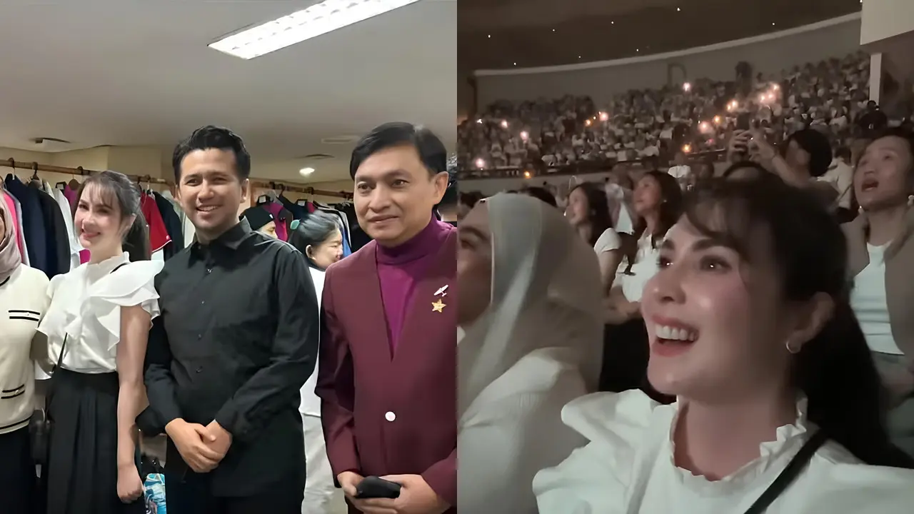 Arumi Bachsin dan Emil Dardak
