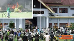 Citizen6, Bima: Massa Front Anti Tambang (FRAT) melakukan demo yang menuntut agar di cabutnya izin PT Sumber Mineral Nusantara. (Pengirim: Sirlan Firdaus)