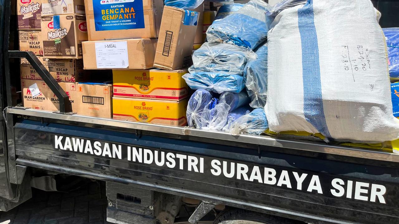 Rangkul 7 Kawasan Industri, Danareksa Pasok 9,5 Ton Beras untuk Korban Gempa NTT